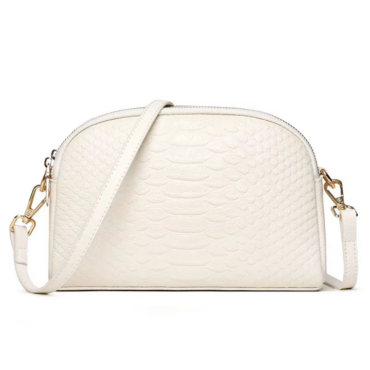 Cora | Beautiful mini crossbody bag in faux leather with crocodile pattern