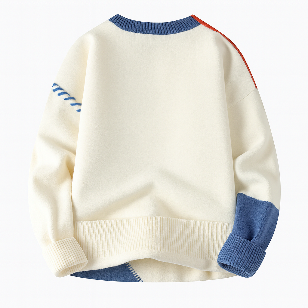 FRESH LABEL | Arty Patch Sweater