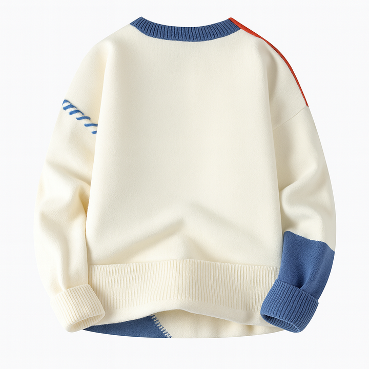 FRESH LABEL | Arty Patch Sweater
