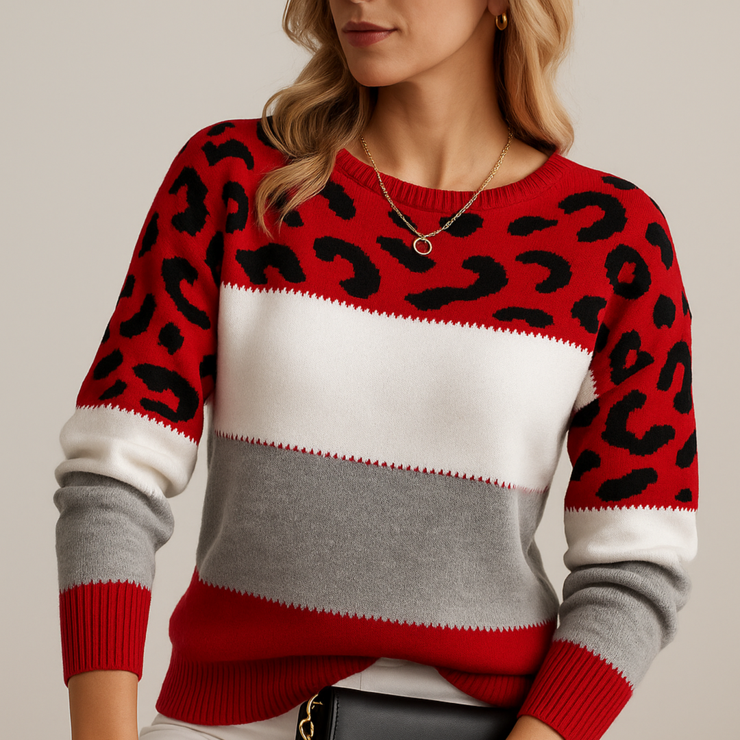 Leopard Elegance Jumper