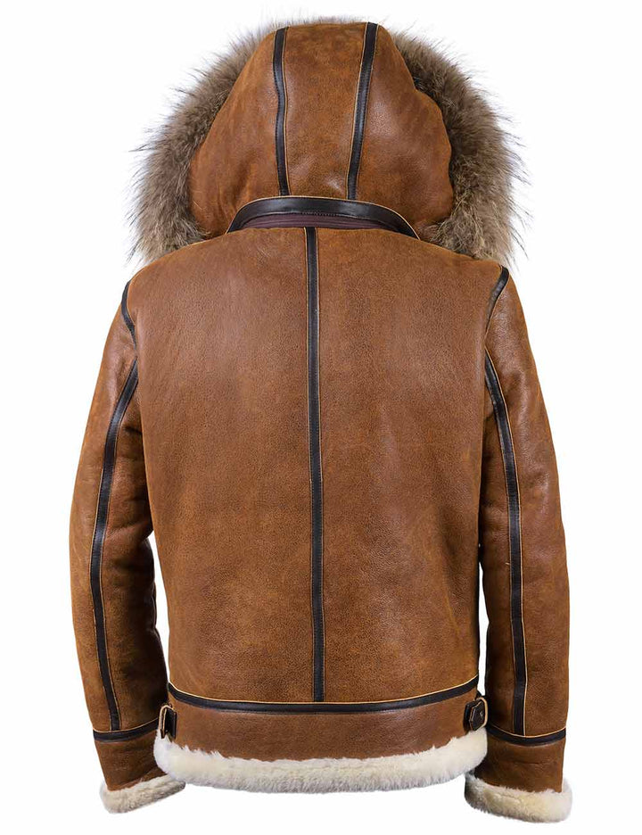 Aron™ | Bomber Jacket with Fur Hood